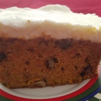 Carrot Cake with Cream Cheese Icing 9x9 shallow pan