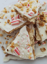 Peppermint Brickle candy
